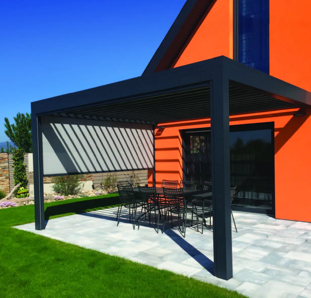 pergola protection latérale