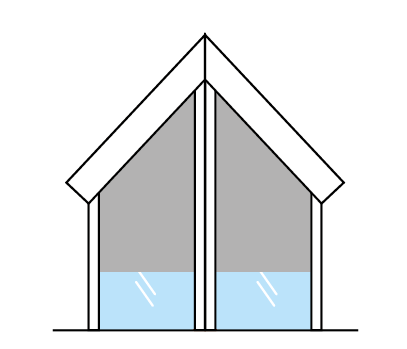 Volet roulant trapèze